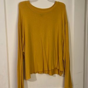 wild fable mustard yellow shirt